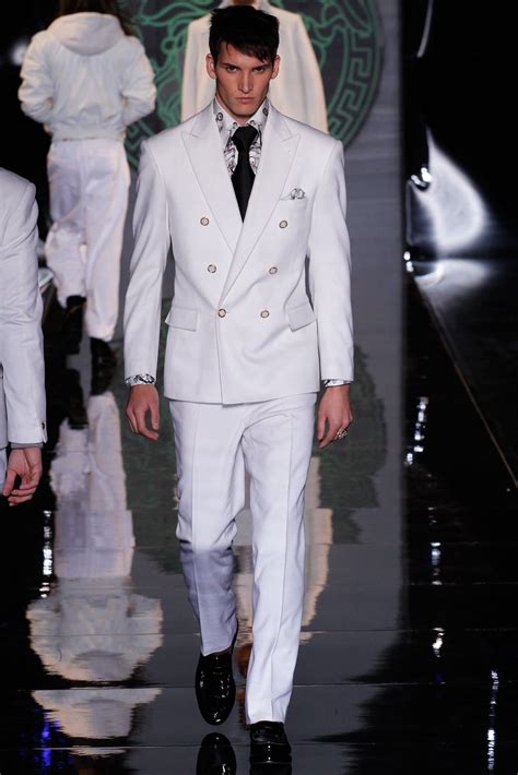 versace white suit|Versace suits price.